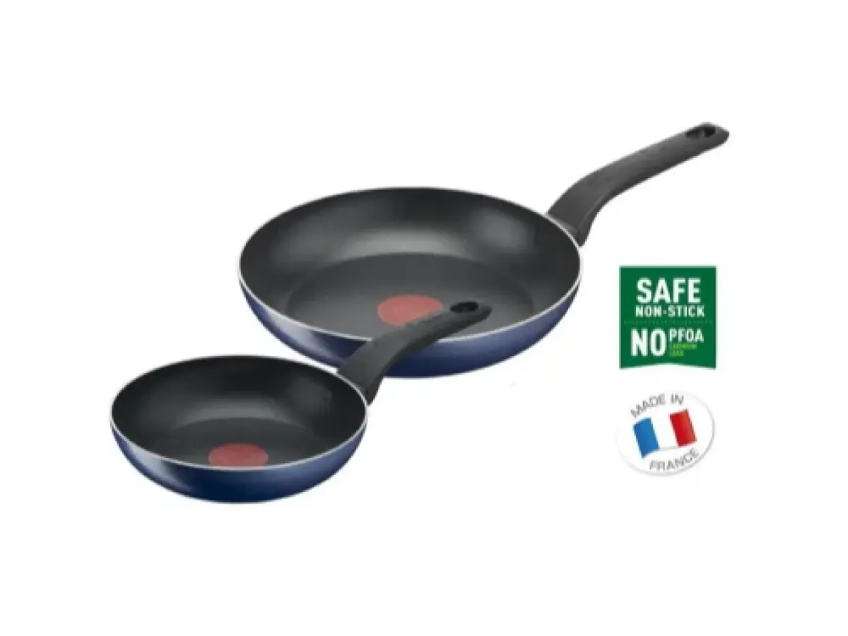 Tefal Titanyum 1X Easy Cook 20/26 cm 2'li Tava Seti (Teşhir & Outlet) - 2100124052