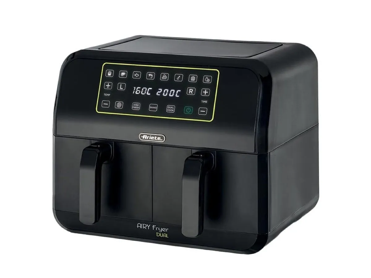 ARIETE AIRY ÇİFT HAZNELİ HAVA FRİTÖZÜ (Teşhir & Outlet) - 00C462300AR0
